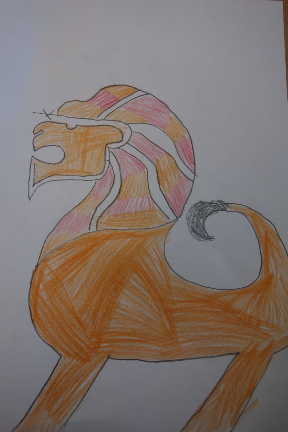  Drawing of a lion